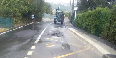 La circulation perturbée à Vence après une rupture de canalisation