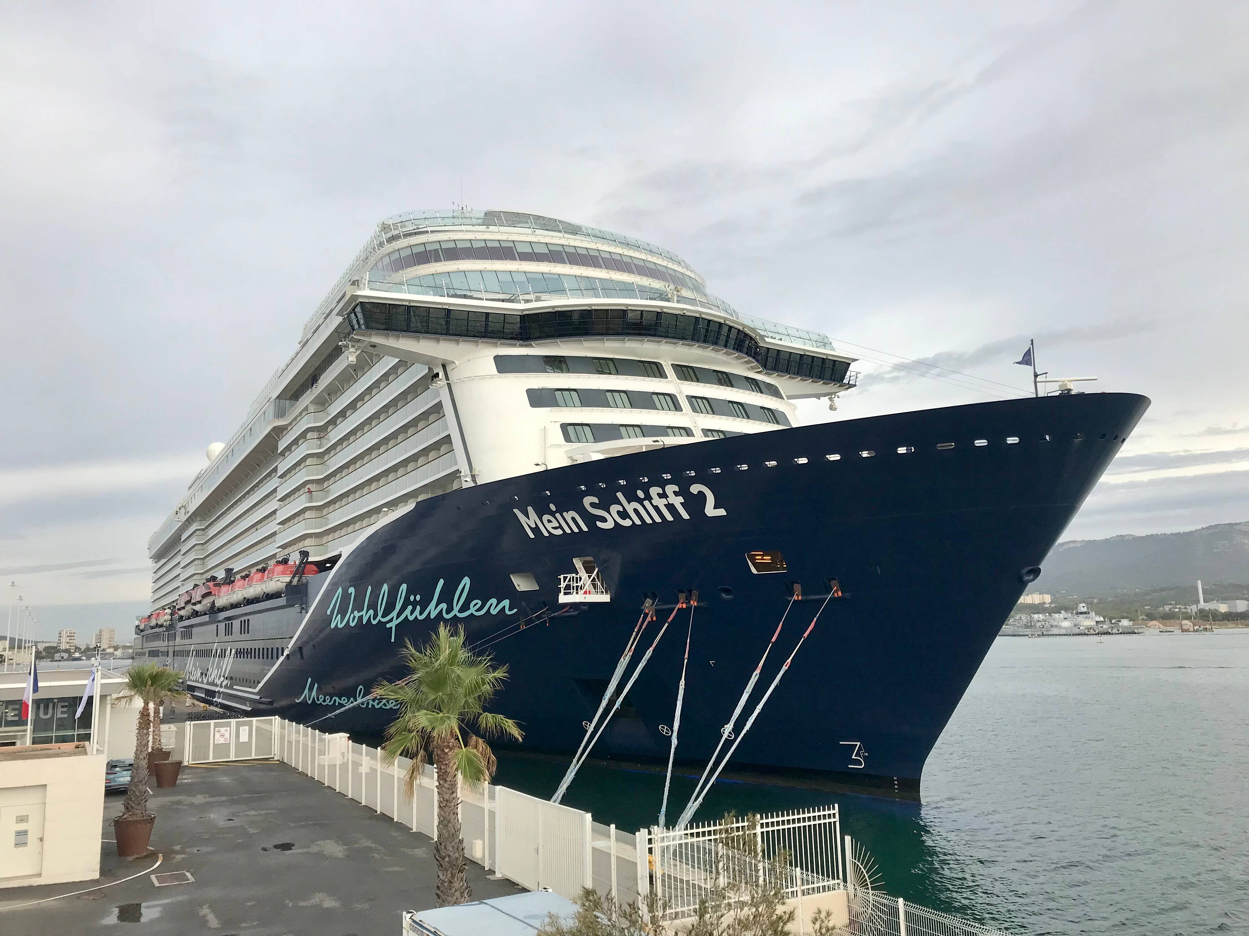 Pour la première fois depuis le début de la crise sanitaire, des croisiéristes de retour dans la rade de Toulon