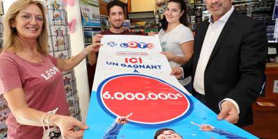 A Toulon, une gagnante du loto rafle 6 millions d'euros après avoir gagné 6.000 euros la veille