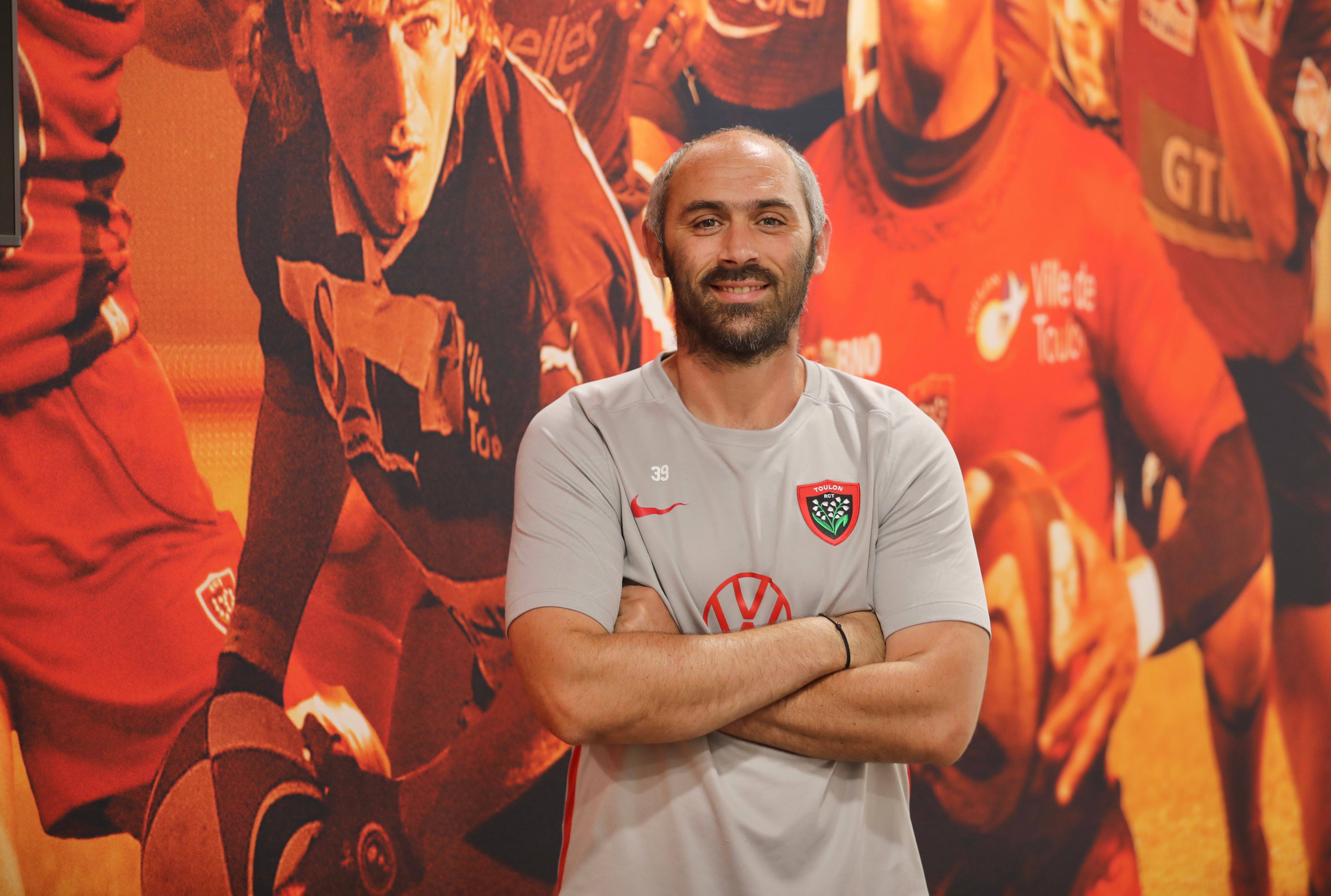 Julien Dupuy, l'entraîneur des trois-quarts du RCT, espère un déclic