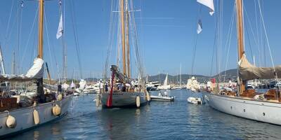 Voiles de Saint-Tropez: le coup d'envoi est donné pour les bateaux de tradition