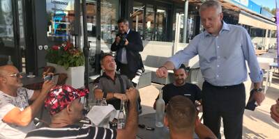 À St-Laurent-du-Var, Bruno Le Maire tente de rassurer les restaurateurs