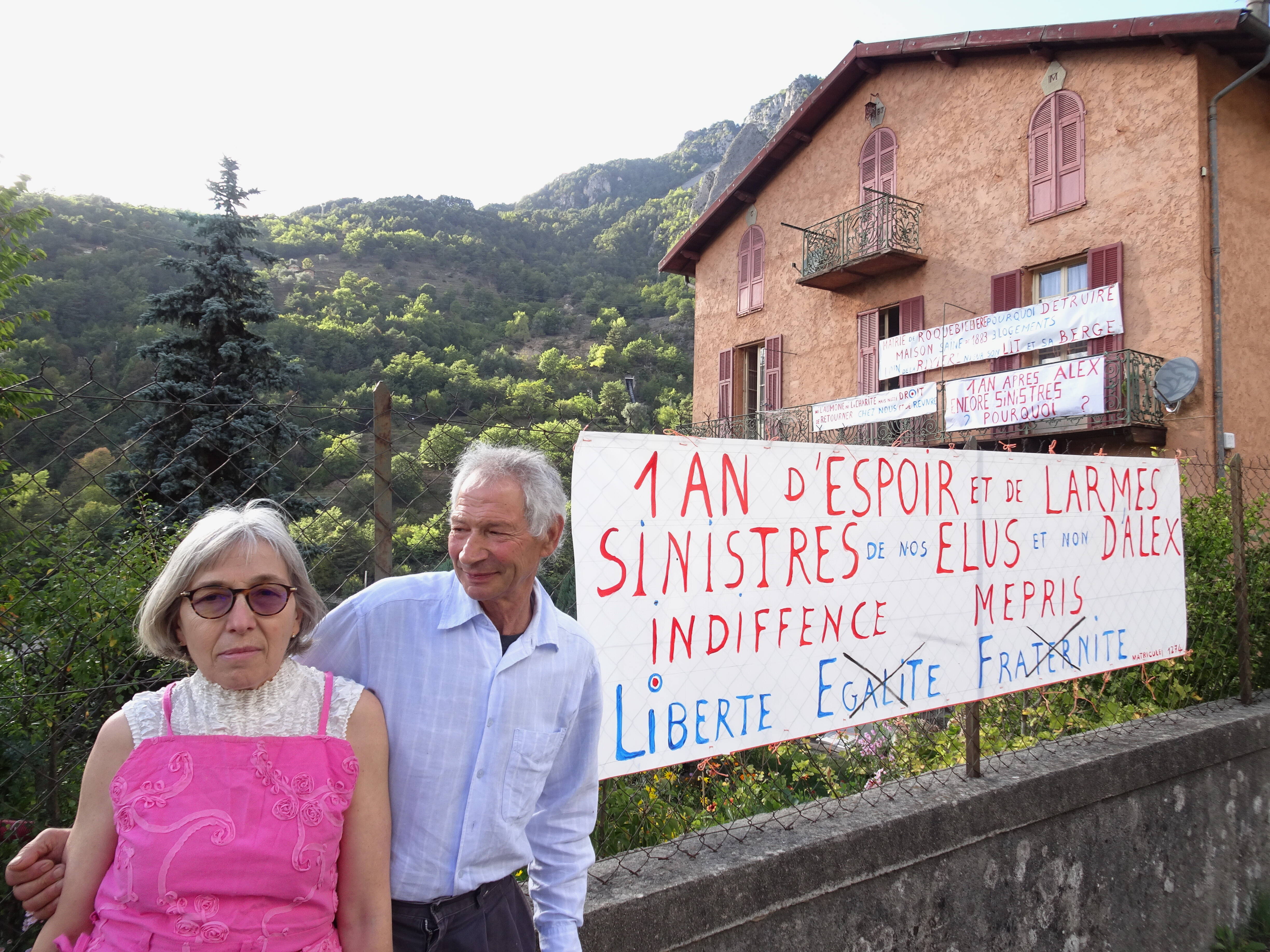 Un an après la tempête Alex, ils refusent que leur maison soit condamnée