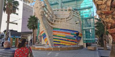 Une nouvelle oeuvre d'art haute en couleur est en train de voir le jour dans le centre de Toulon