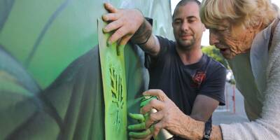 Le street-art s'invite à l'Ehpad à Villeneuve-Loubet