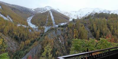 Deuxième chute de neige, ce mercredi, sur les sommets d'Auron et Isola 2000