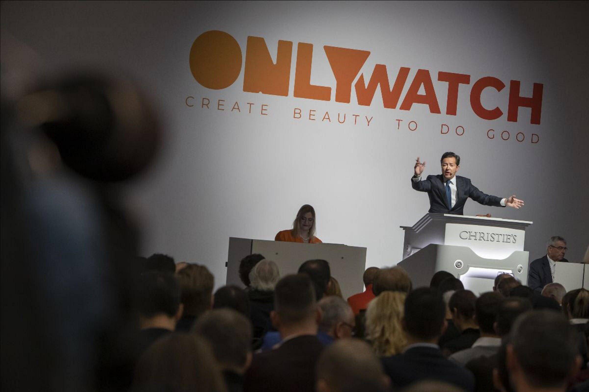 En présence du prince Albert, une montre s'envole à 9 millions d'euros aux enchères Only Watch