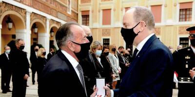 L’ancien maire d’Annot décoré par le Prince de Monaco