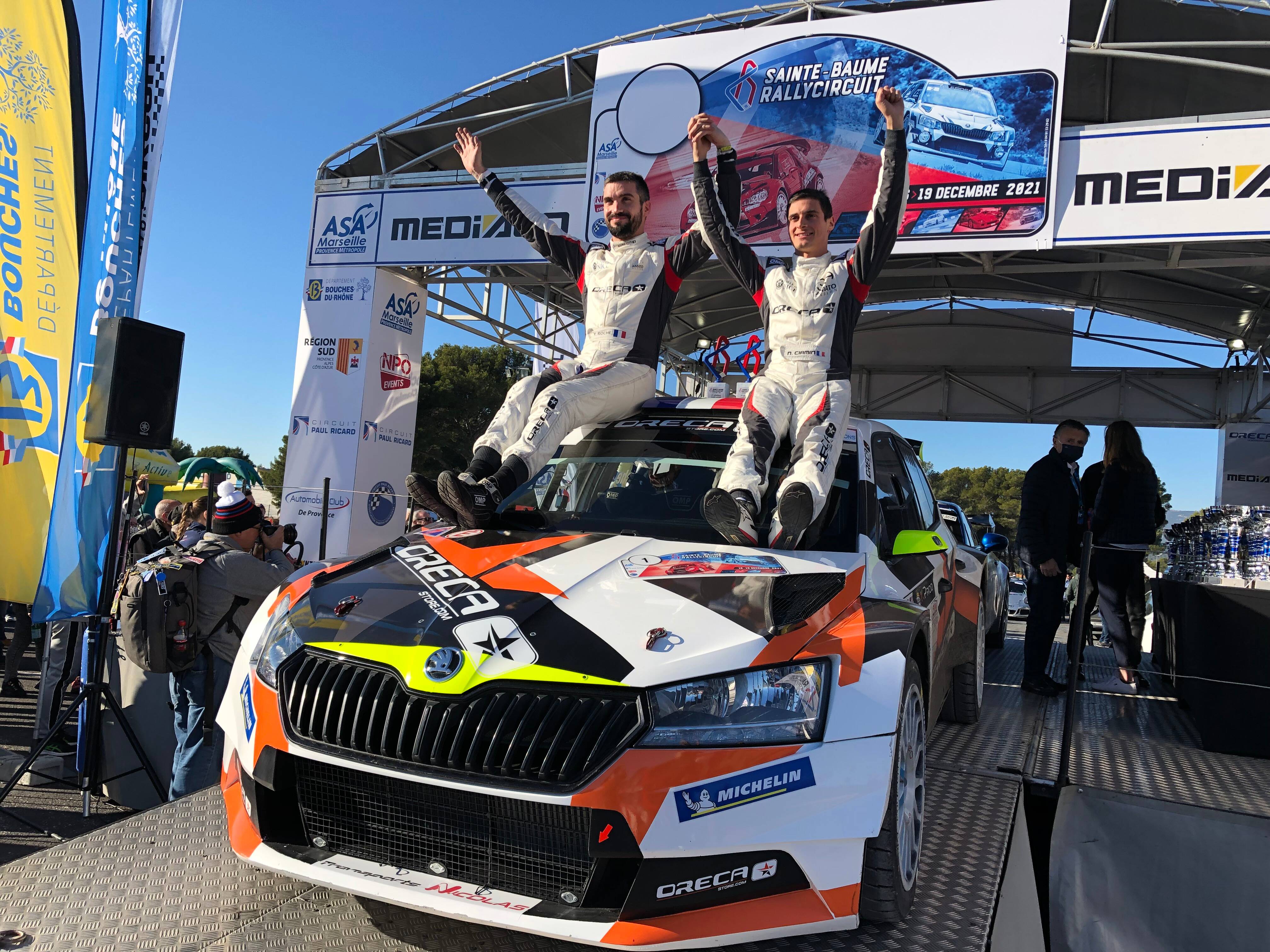 Le pilote niçois Nicolas Ciamin remporte le SainteBaume Rallycircuit