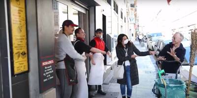 Les commerçants de la rue Lépante, à Nice, tournent dans une vidéo solidaire