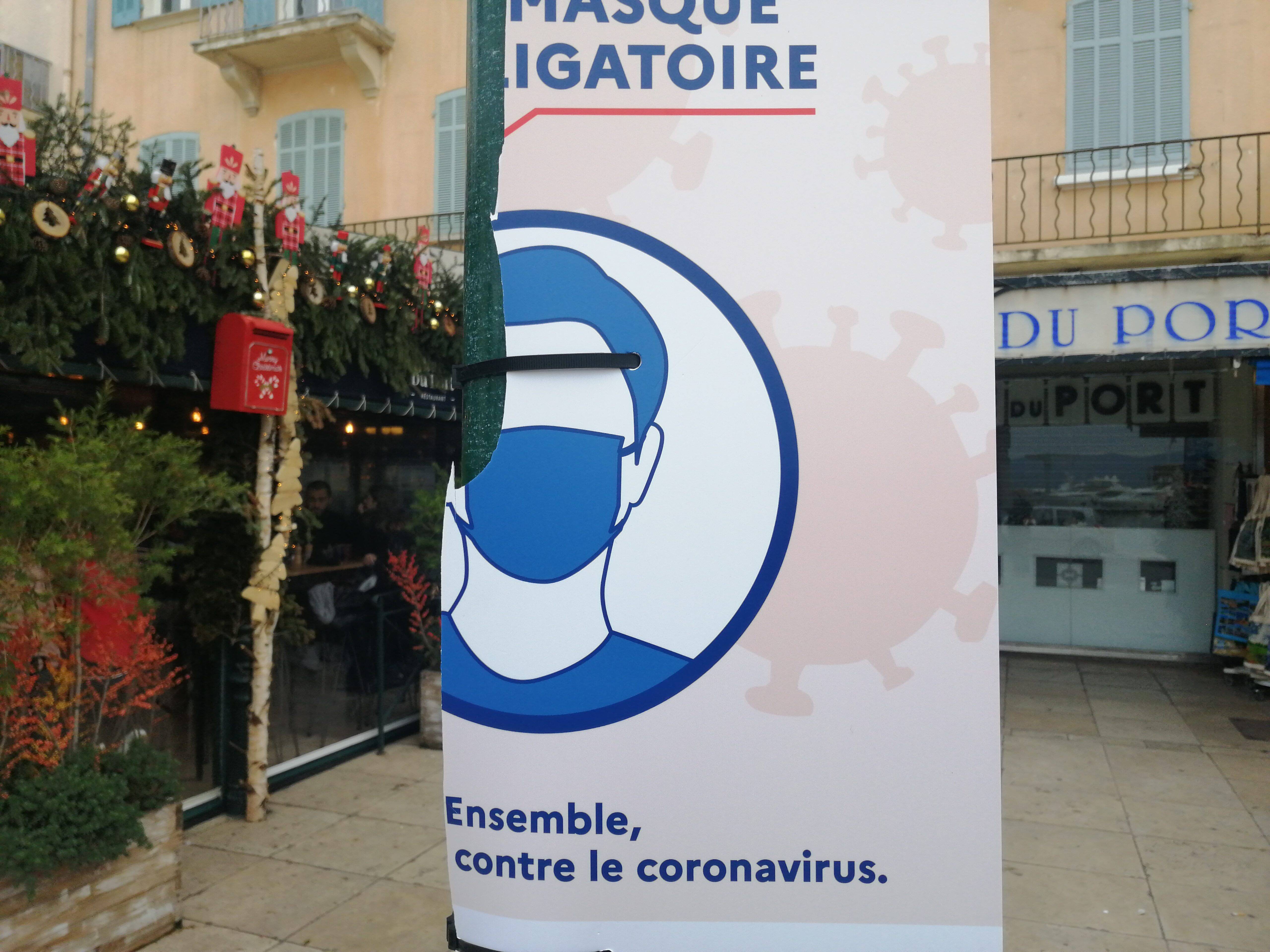 Contrairement à Paris et à Versailles, le masque en extérieur toujours de rigueur dans les Alpes-Maritimes