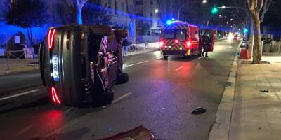 Impressionnant accident en centre-ville de Nice