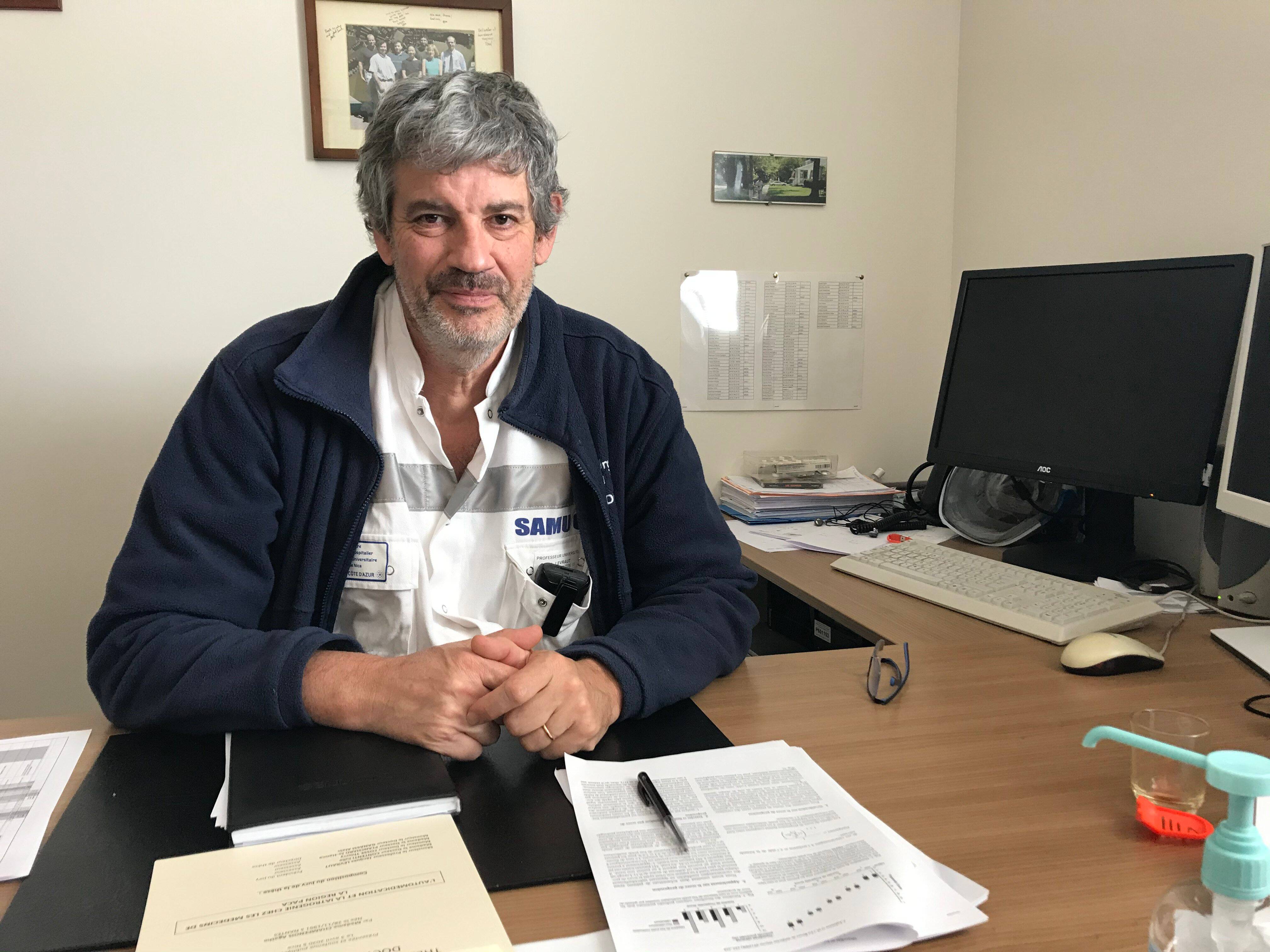 "Il faut apprendre à vivre avec ce virus", estime Jacques Levraut, président de la Commission médicale d'établissement du CHU de Nice