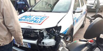 Le rodéo urbain alcoolisé s'achève dans une voiture de police à Vallauris