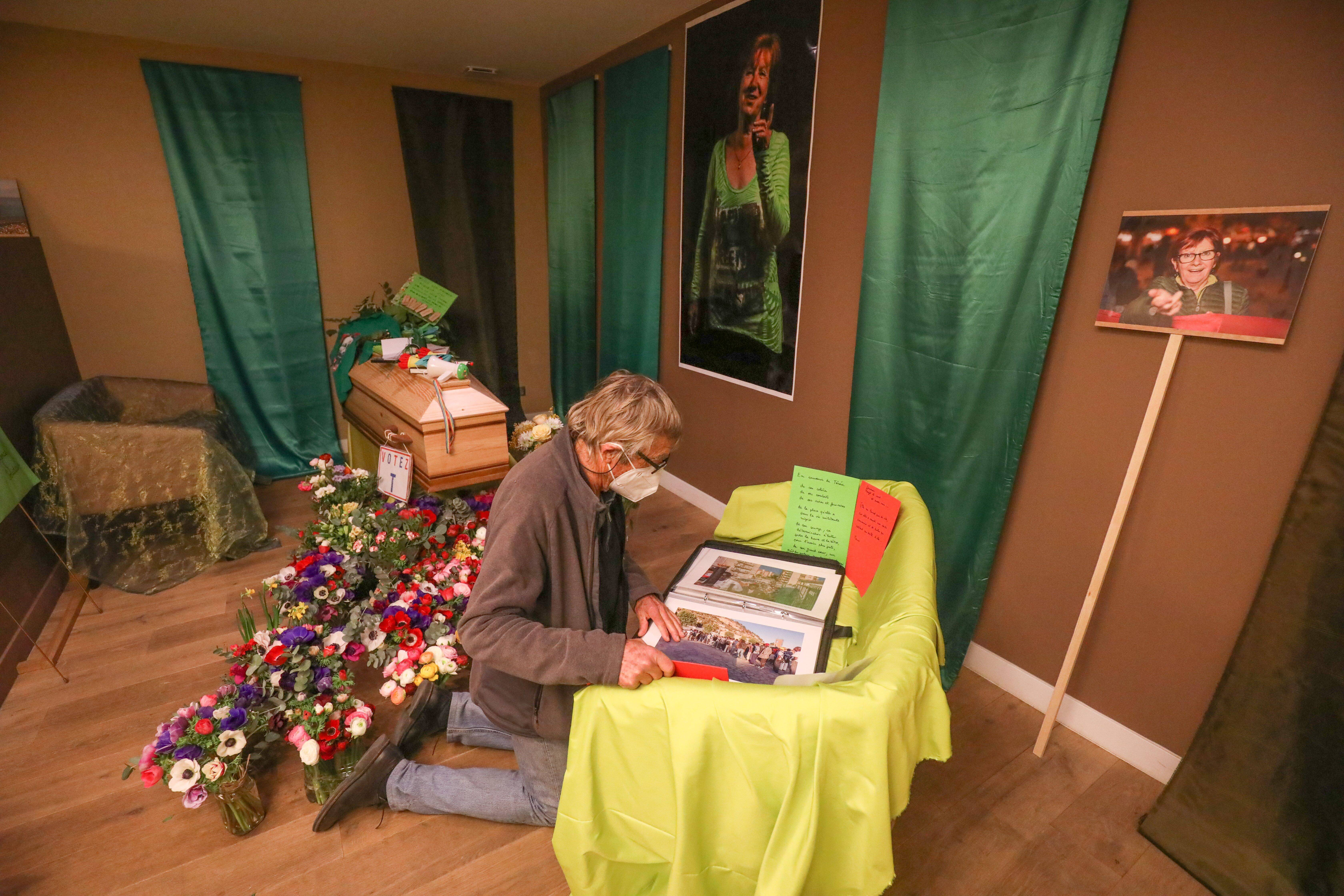 Du vert partout et de la vie... Les proches de Teresa Maffeis rendent un dernier hommage à cette figure de la gauche à Nice