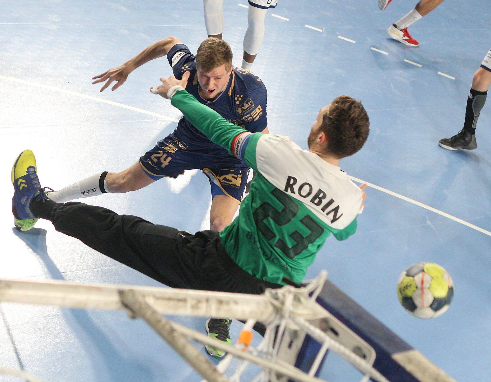 Starligue: le gardien nantais Mickaël Robin serait proche du Saint-Raphaël Var handball