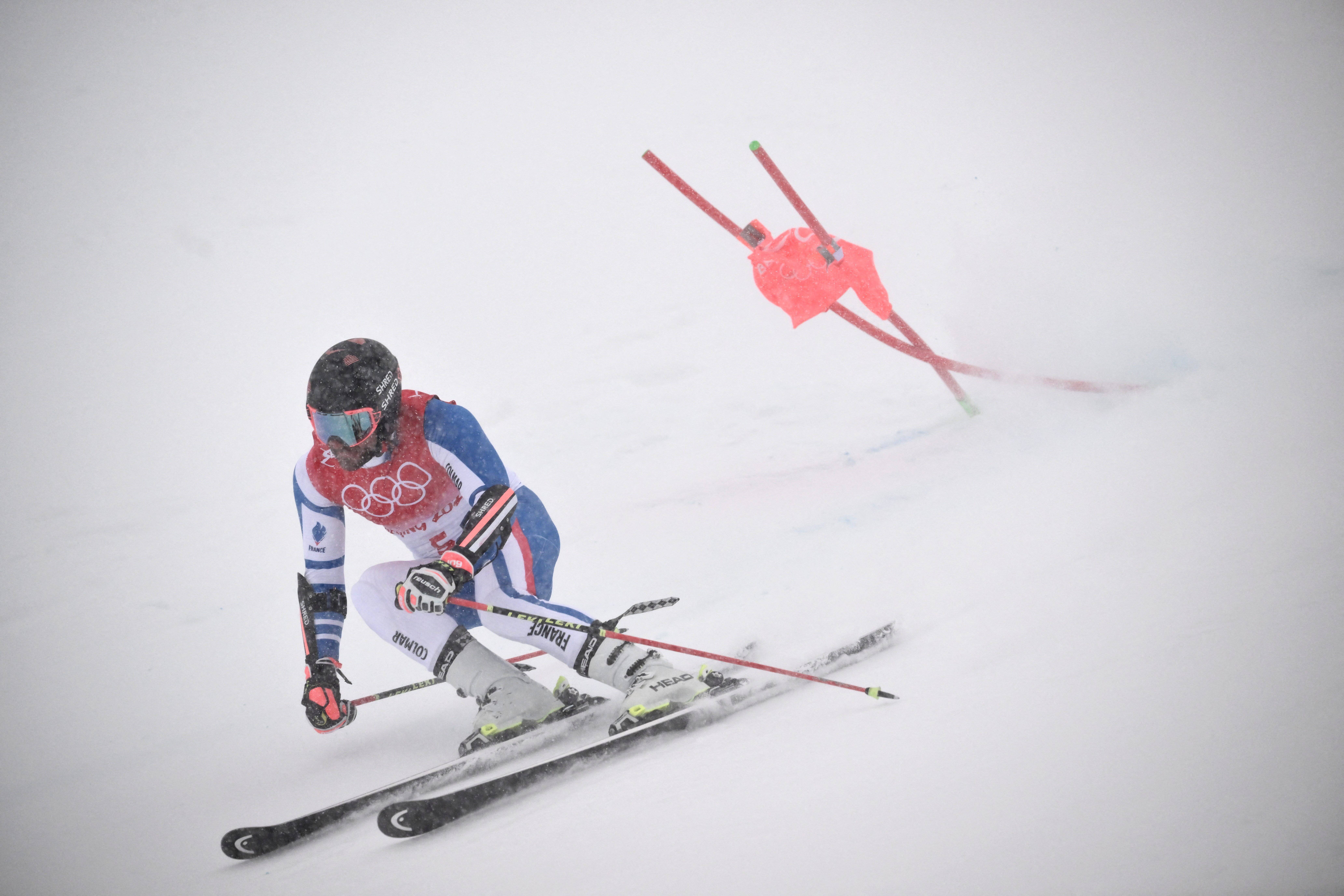 JO-2022: le skieur azuréen Mathieu Faivre 3e après la première manche du géant