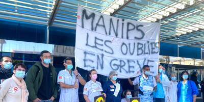 Les manipulateurs radio de l'hôpital de Cannes de nouveau en grève