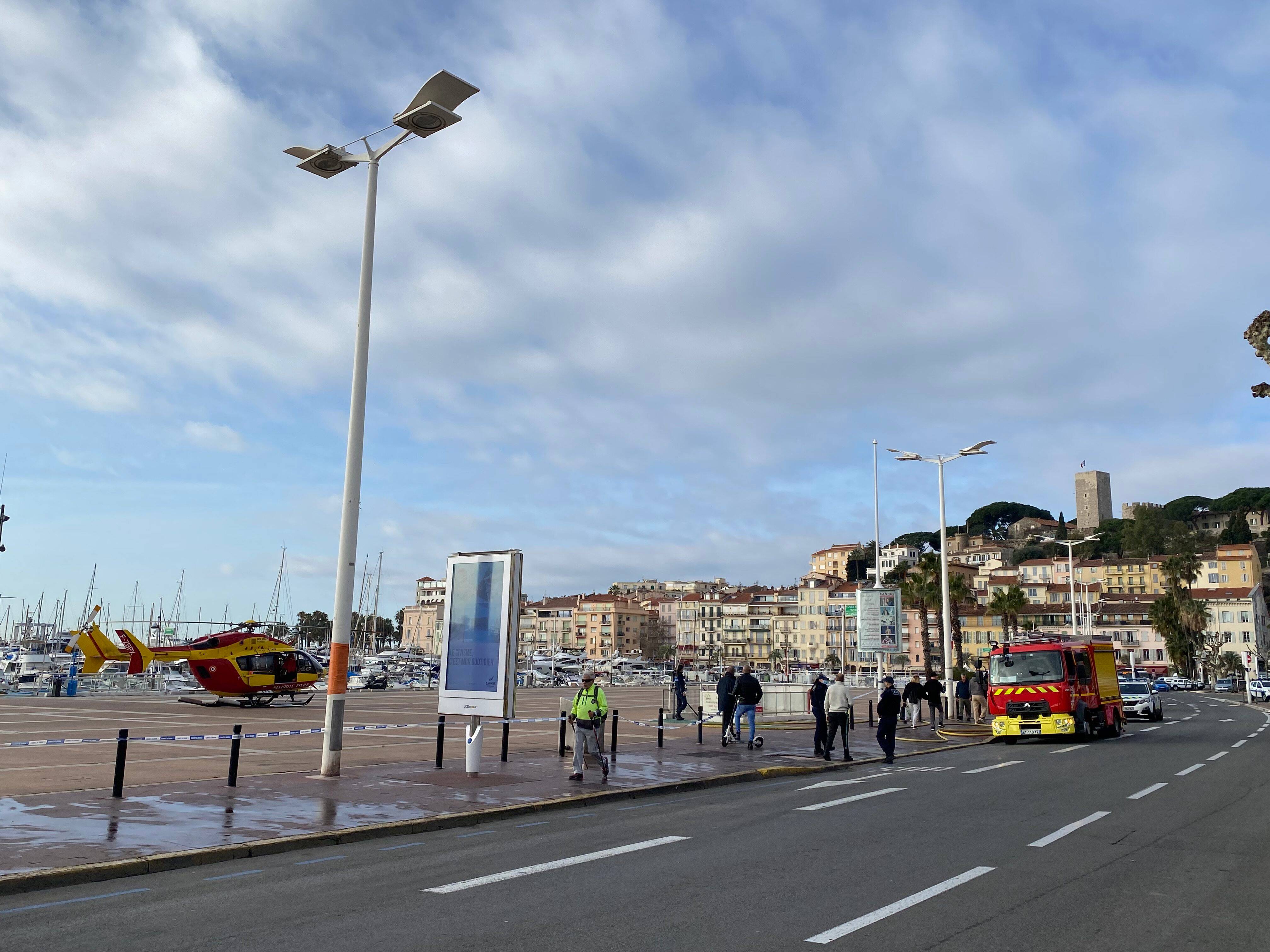 Un homme grièvement brûlé en éteignant un incendie chez lui à Cannes ce jeudi matin