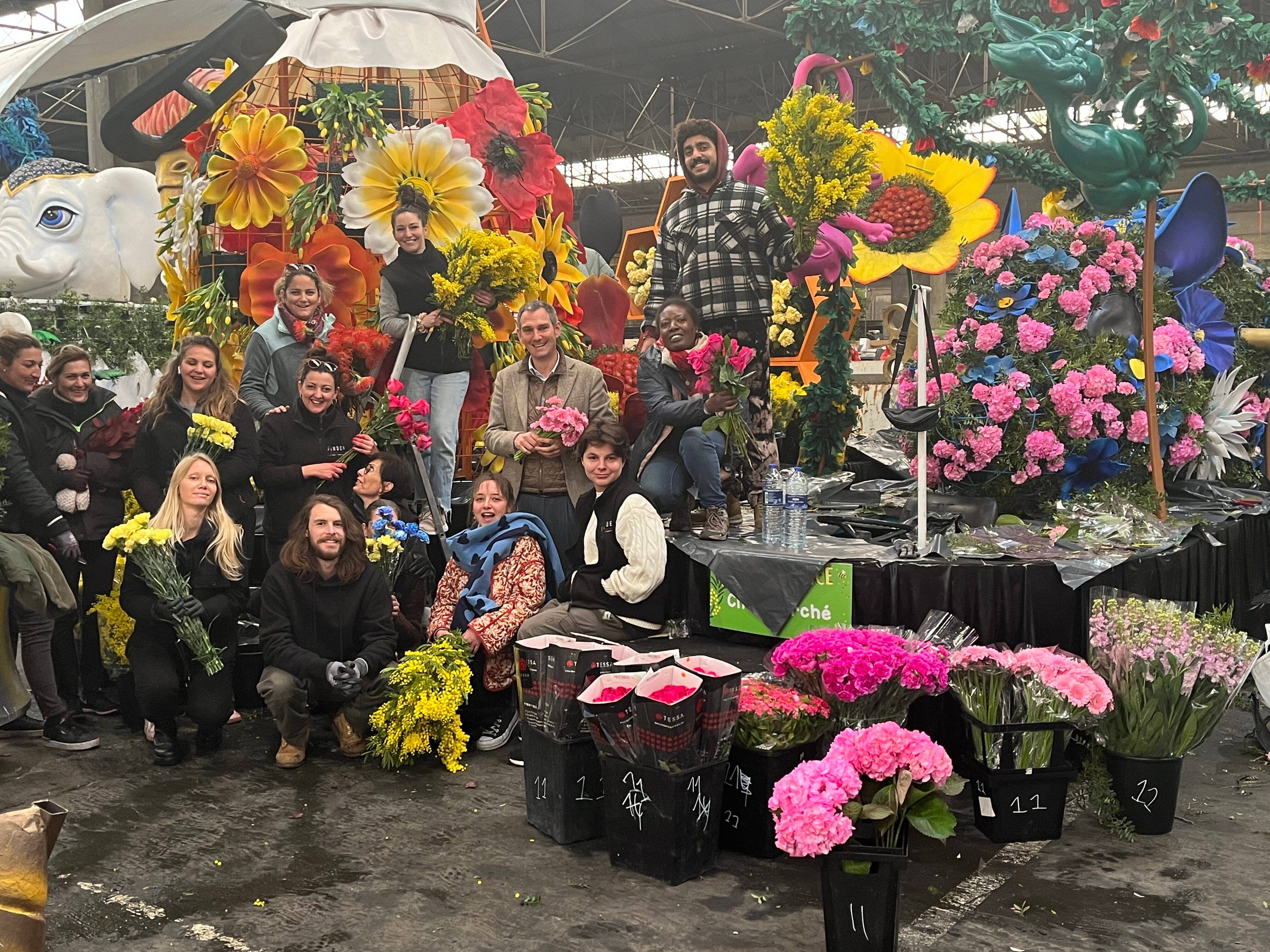 Quelle est cette entreprise locale qui s'est fait une place à la bataille de fleurs de Nice?