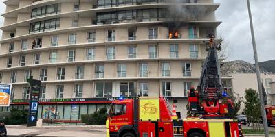 Un studio prend feu boulevard Léon-Bourgeois à Toulon, les résidents évacués