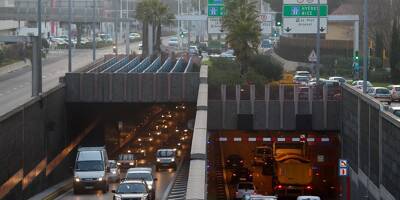 Deux véhicules accidentés, le tunnel de Toulon fermé