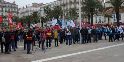 Une manifestation intersyndicale à Toulon pour augmenter le pouvoir d'achat