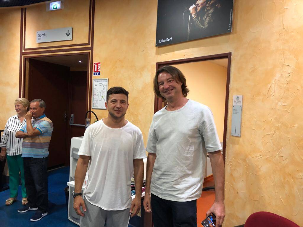 Le jour où Volodymyr Zelensky s'est produit sur la scène du Théâtre de Verdure à Nice