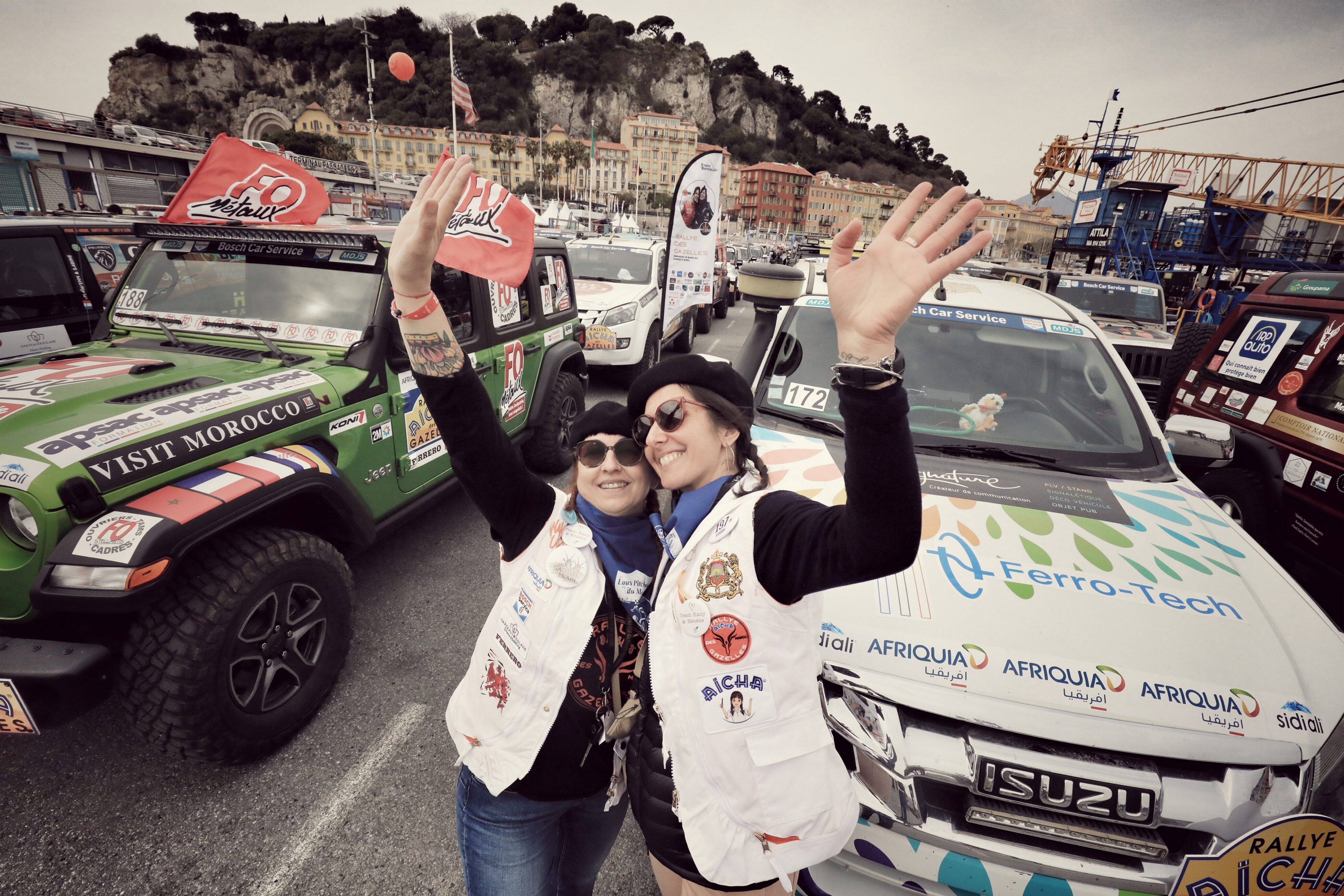 Les Gazelles se sont élancées de Nice et de Monaco à l'assaut des dunes marocaines
