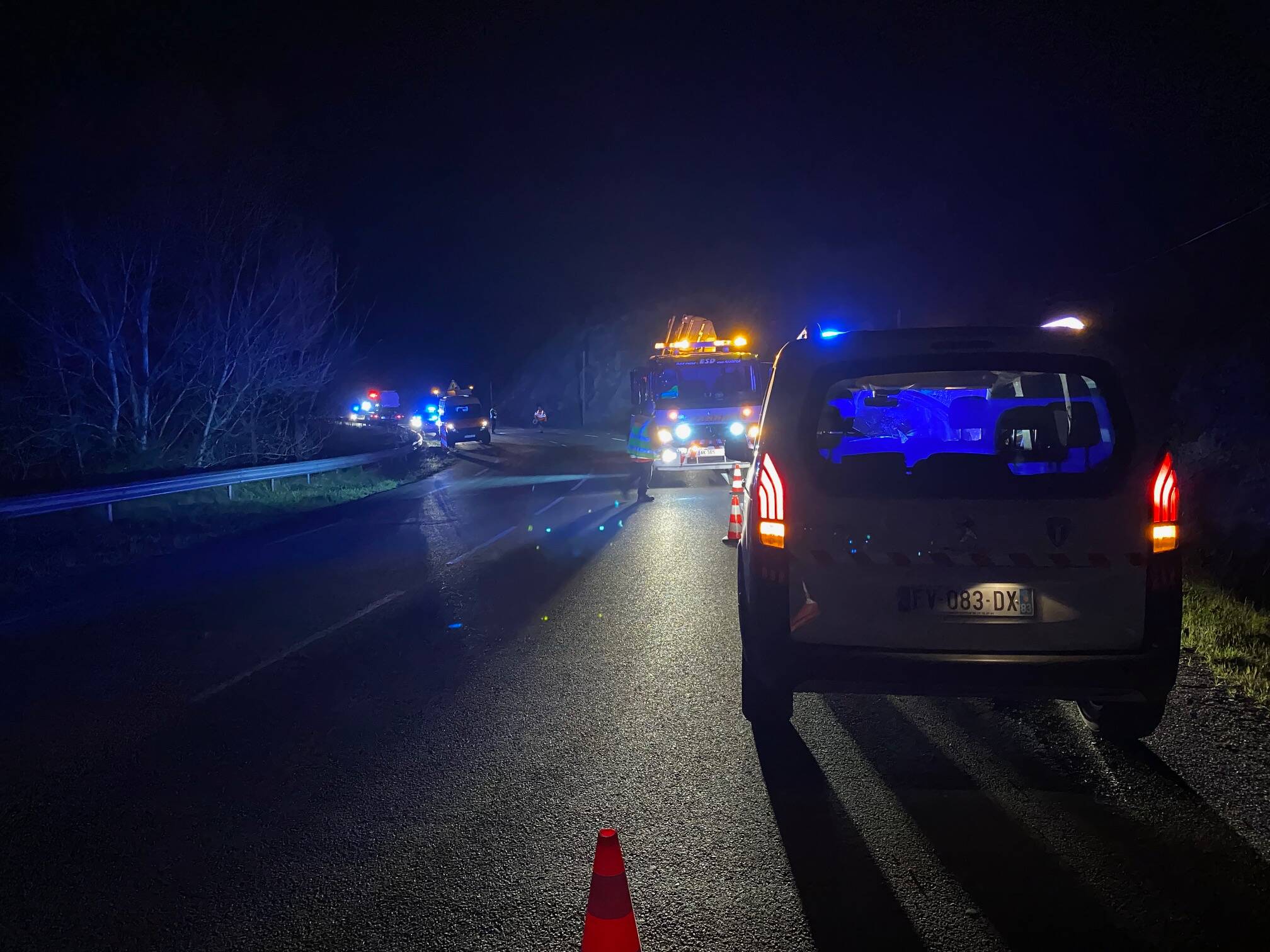 Trois blessés dans un accident de la route à Roquebrune-sur-Argens