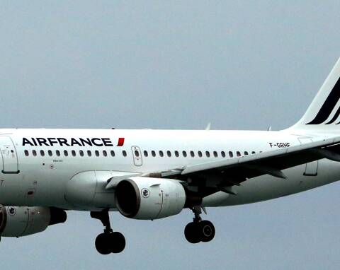 Air France baptise son nouvel avion Aubusson