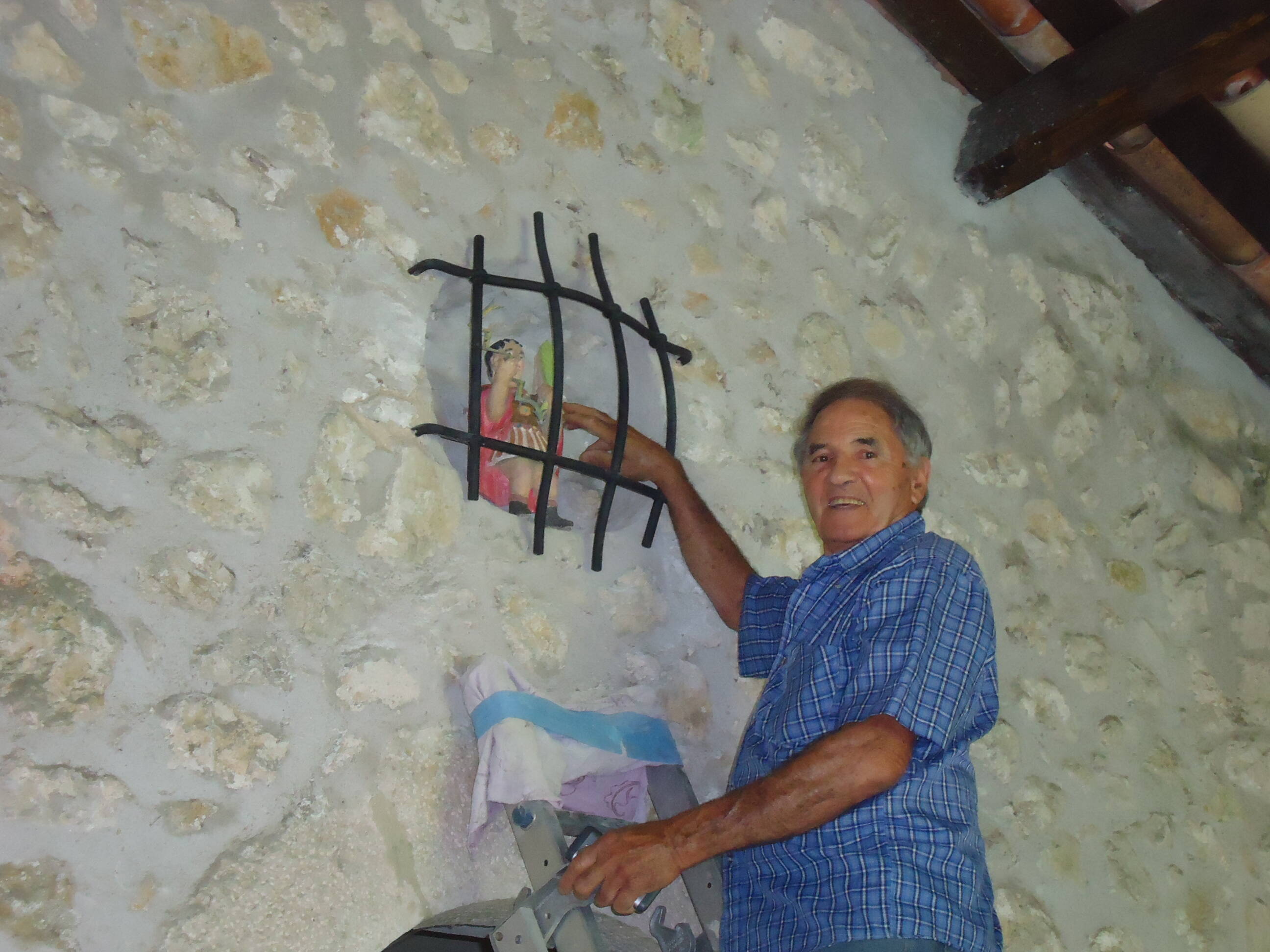 Ce mercredi, La Colle-sur-Loup va dire adieu à celui qui a réalisé la fontaine au coeur de la cité: "Noulin" Raviol