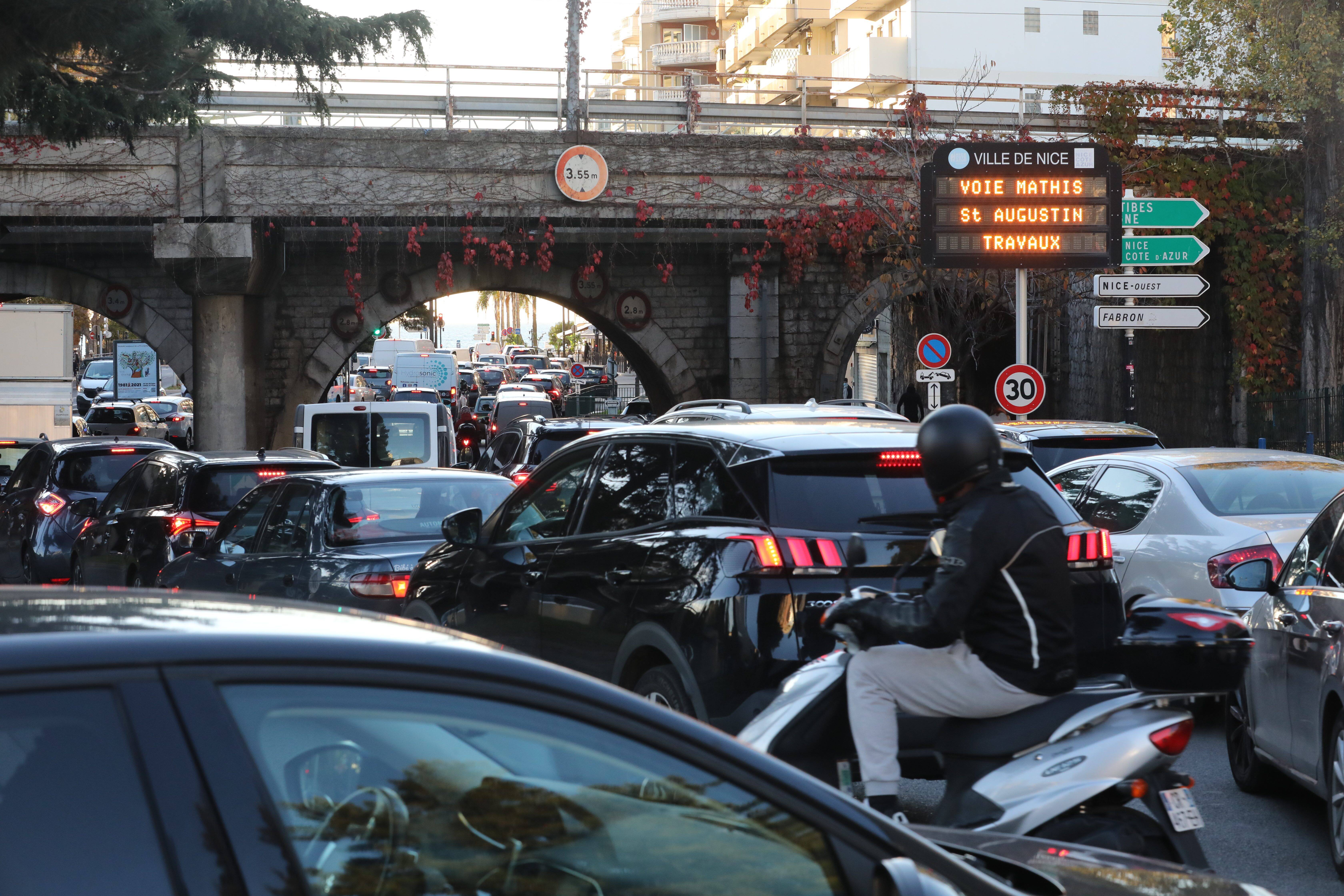 Un peu moins d'embouteillages à Nice en 2021? Voici ce que disent les données disponibles