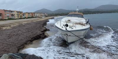 Un bateau de 43 tonnes s'échoue à Port Grimaud