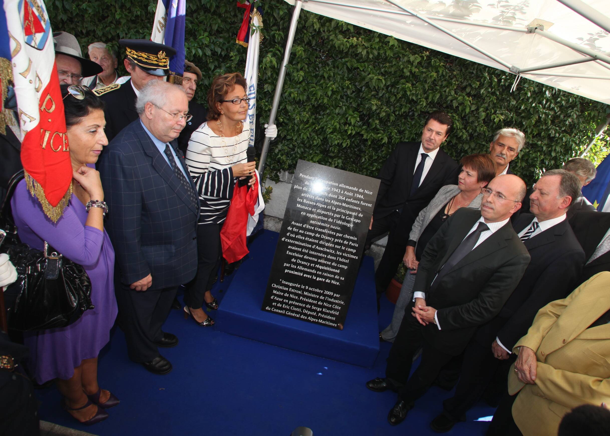 Où est passée la stèle qui rend hommage aux juifs déportés de la Seconde Guerre mondiale à Nice?