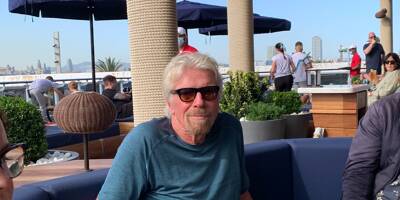Le milliardaire Richard Branson de passage à Toulon