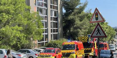 Un immeuble évacué à cause d'un feu d'appartement à Toulon