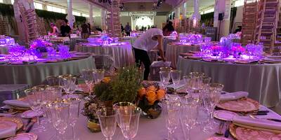 Le marché Forville... écrin glamour d'un soir de gala pour le 75e anniversaire du Festival de Cannes