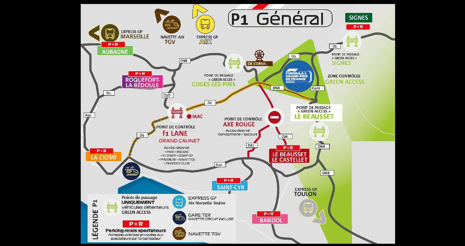 Grand prix de France: au Castellet les organisateurs mettent en place un plan de circulation bien ficelé