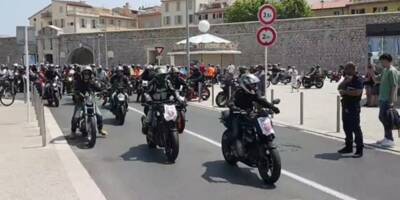 Entre Antibes et Nice, près de 200 motards en colère contre le contrôle technique ce samedi