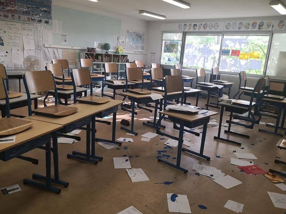 Vandalisée durant le week-end, une école de Grasse n'a pas pu accueillir les élèves ce lundi