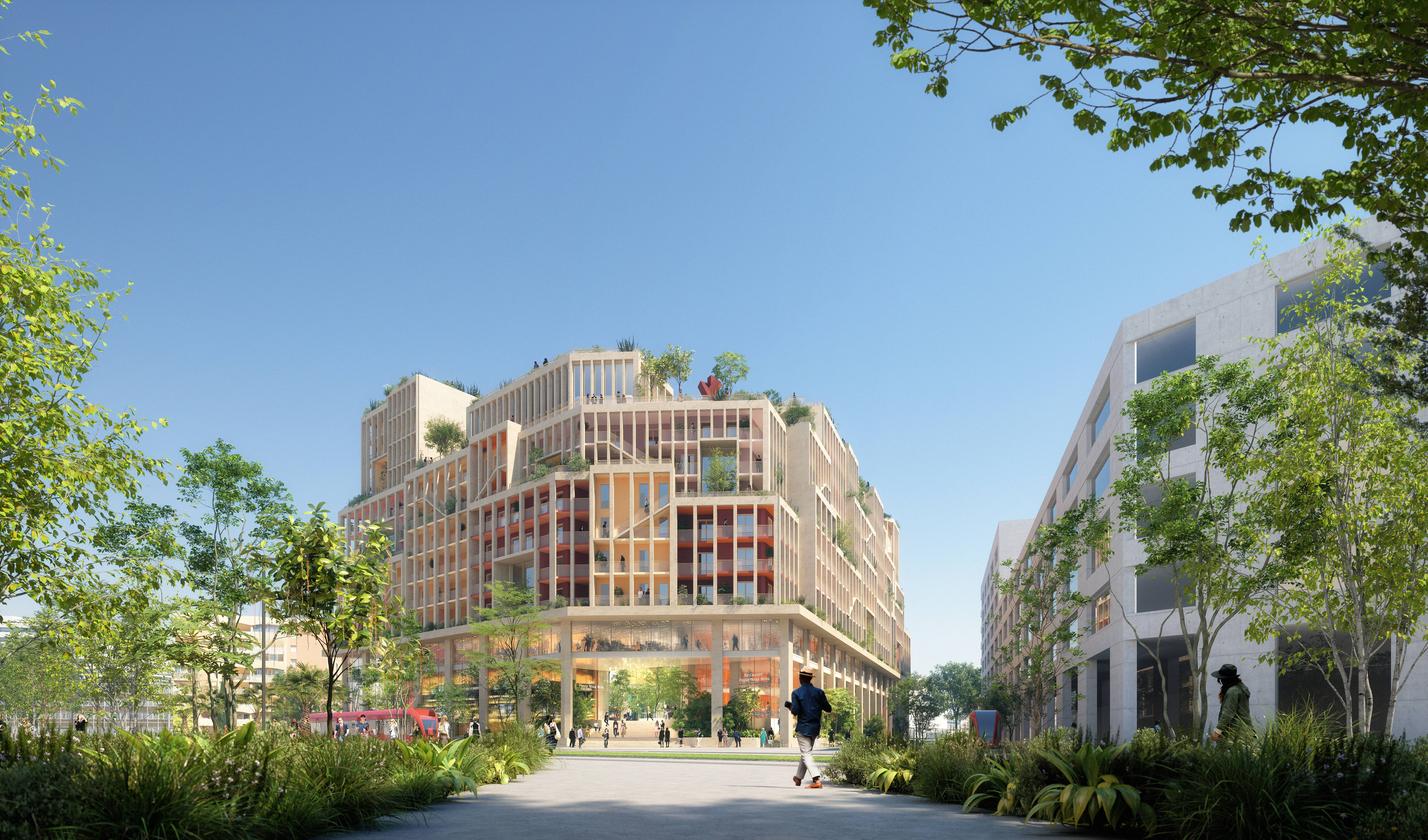 On sait à quoi va ressembler l'immeuble qui sera construit à l'entrée du Grand Arénas à Nice-ouest