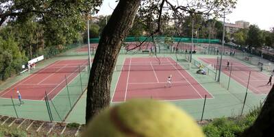 A Saint-Raphaël, les courts de tennis de Baudino sont en 