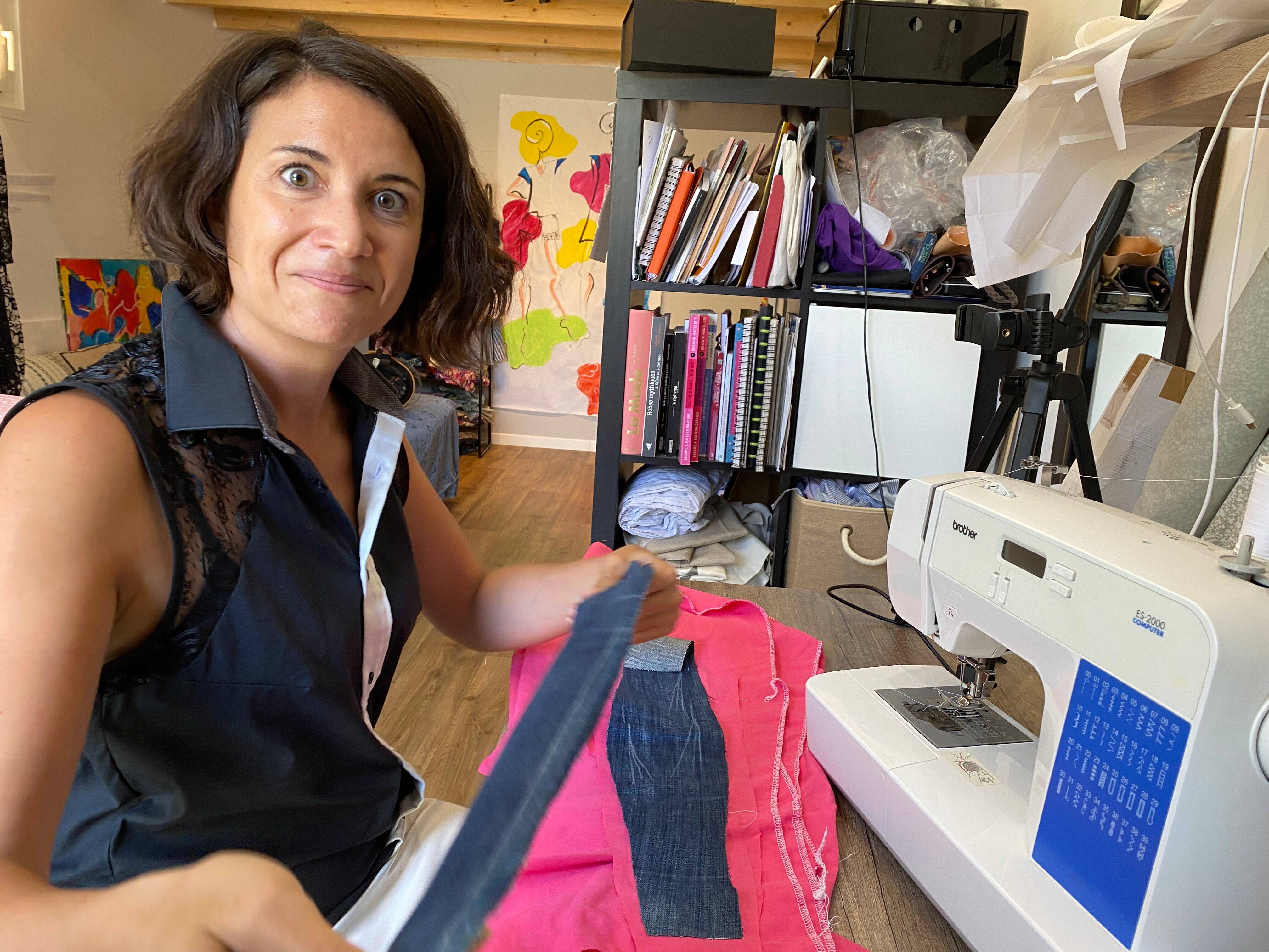 De son boulot chez Amadeus à Sophia à son domicile à Biot, Marion a tout quitté pour créer sa ligne de vêtements