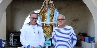 A Antibes, Alain Borsotto et Sébastien Frisina ont porté Notre-Dame de Bon-Port pour la dernière fois