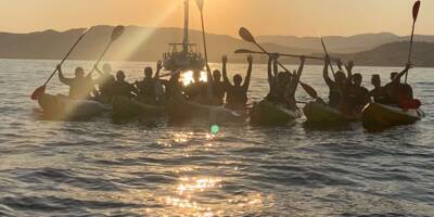 Un rando-apéro en kayak, au soleil couchant: la nouvelle activité de l'île Sainte-Marguerite