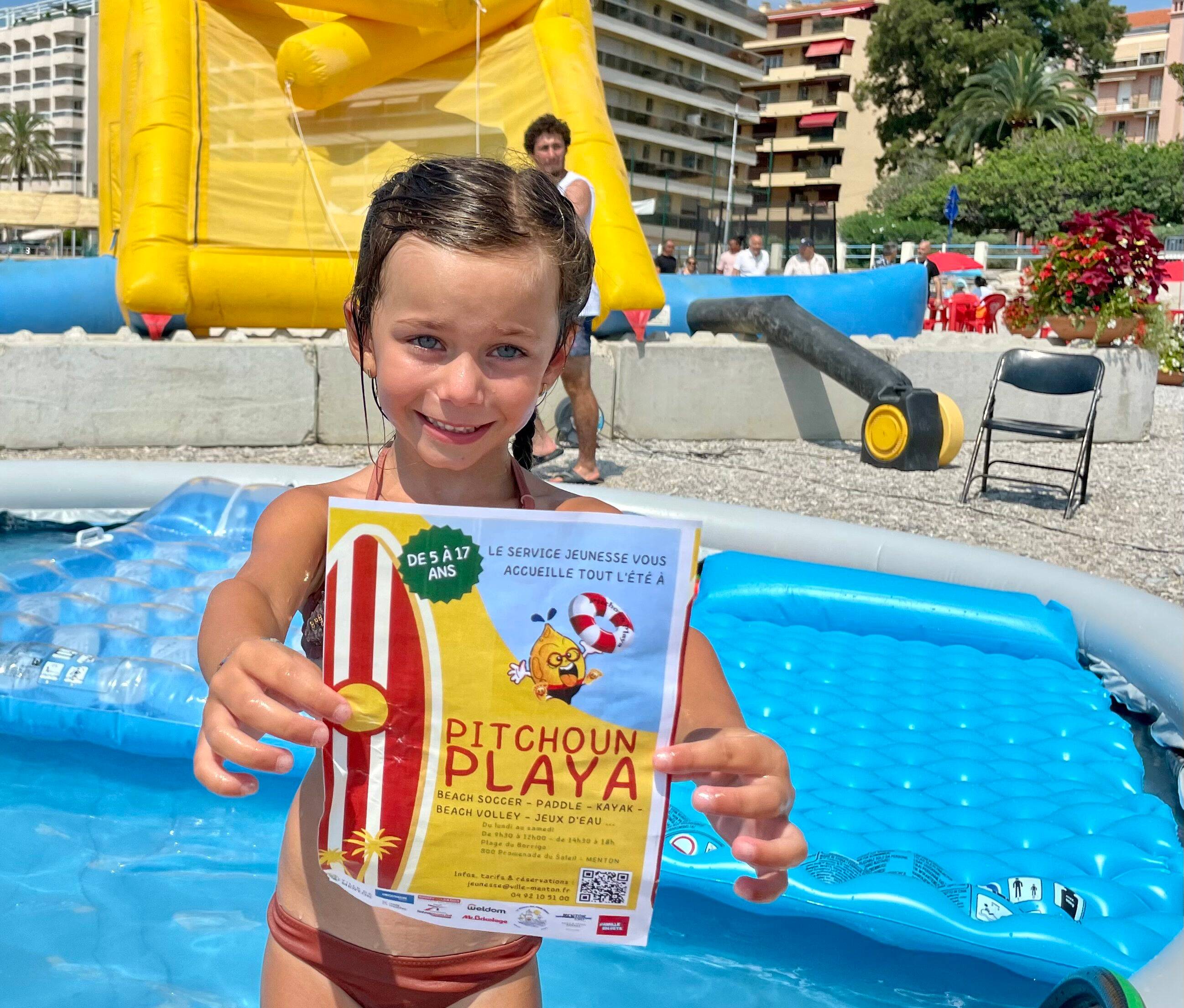 "Pitchoun Playa", une plage pour les enfants ouverte tout l'été à Menton