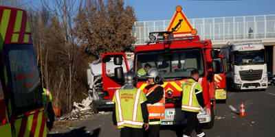 Un conducteur perd le contrôle de sa camionnette sur l'autoroute près de Brignoles