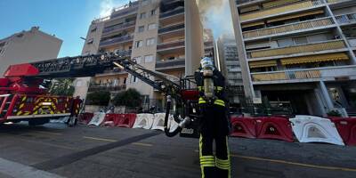 Un violent feu d'appartement se déclare rue Pégurier, à Nice