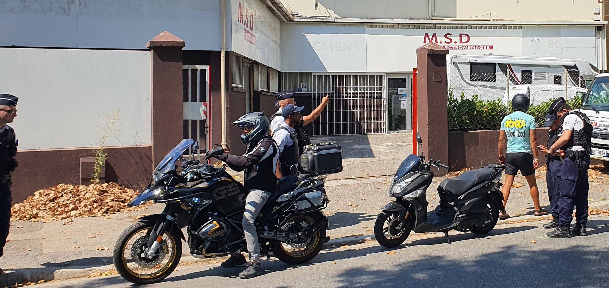 Deux opérations de lutte contre les rodéos urbains menées à Nice: 100 véhicules et 240 personnes contrôlés